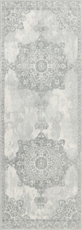 Photo 1 of Monaco runner - oriental vintage - moc2301 - grey - 80cm x 220cm Photo 1 of Monaco runner - oriental vintage - moc2301 - grey - 80cm x 220cm