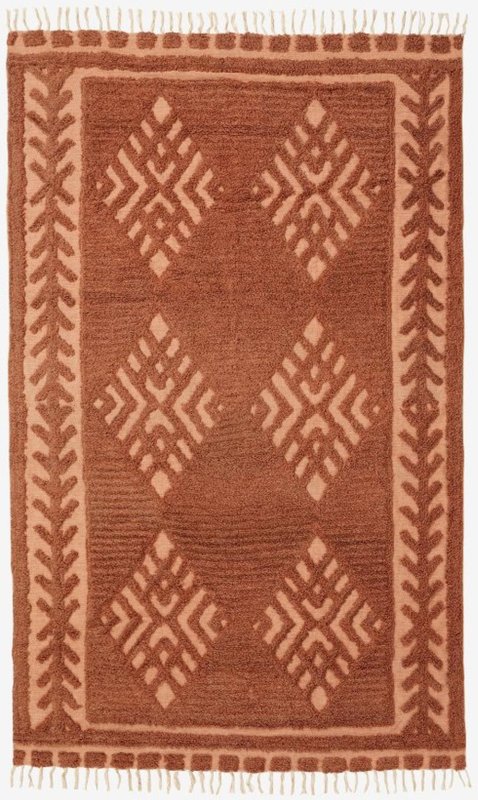 Photo 1 of Marla rug - rust - 240cm x 160cm Photo 1 of Marla rug - rust - 240cm x 160cm