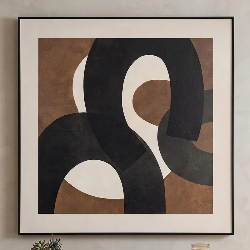 Photo 1 of Euphoria wall art - brown - left Photo 1 of Euphoria wall art - brown - left