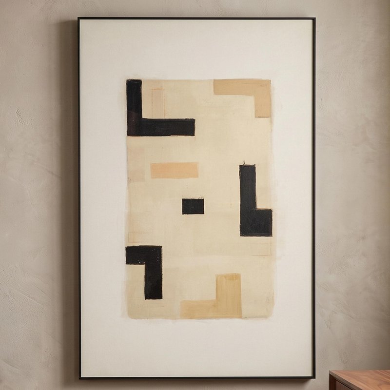 Photo 1 of Vortex wall art - beige - right Photo 1 of Vortex wall art - beige - right