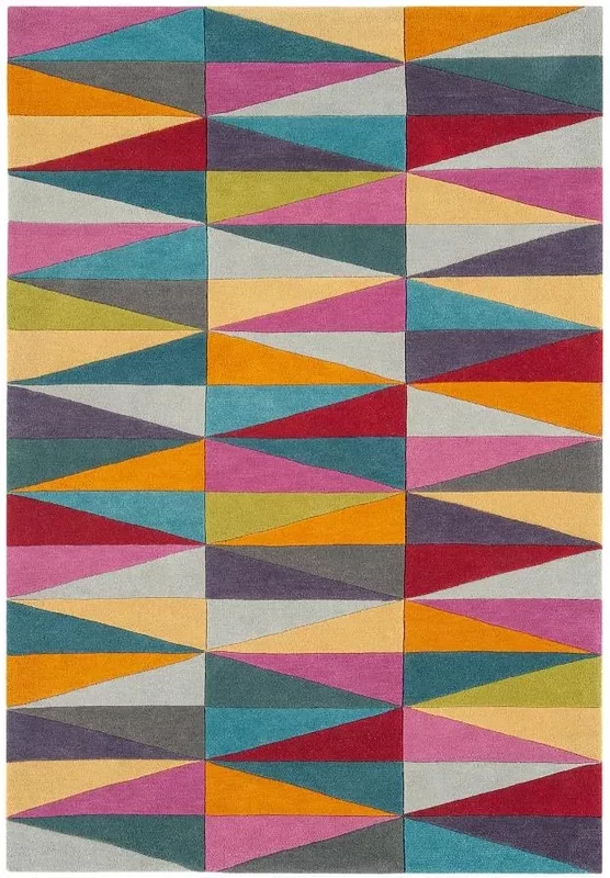 Photo 1 of Contemporary design funk rug - triangles 08 - multi colour - sizes available Photo 1 of Contemporary design funk rug - triangles 08 - multi colour - sizes available