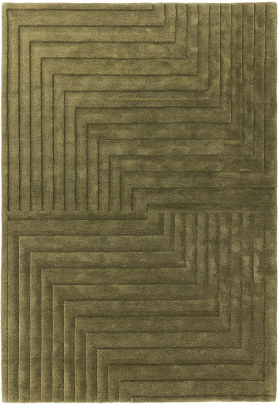 Photo 1 of Contemporary plain form geometric rug - green - sizes available Photo 1 of Contemporary plain form geometric rug - green - sizes available