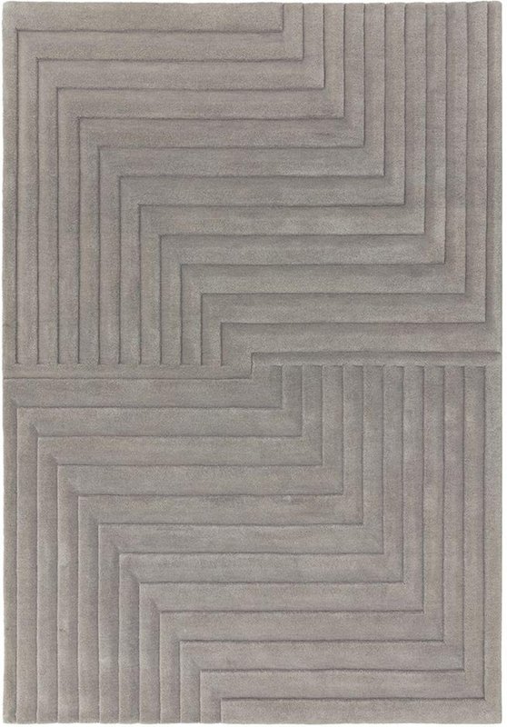 Photo 1 of Contemporary plain form geometric rug - silver - sizes available Photo 1 of Contemporary plain form geometric rug - silver - sizes available
