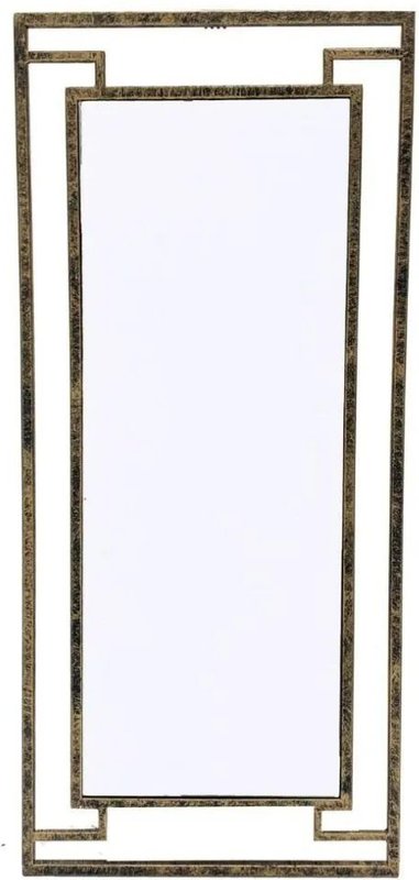 Photo 1 of Imogen wall mirror - antique gold - rectangular - 41cm x 91cm Photo 1 of Imogen wall mirror - antique gold - rectangular - 41cm x 91cm