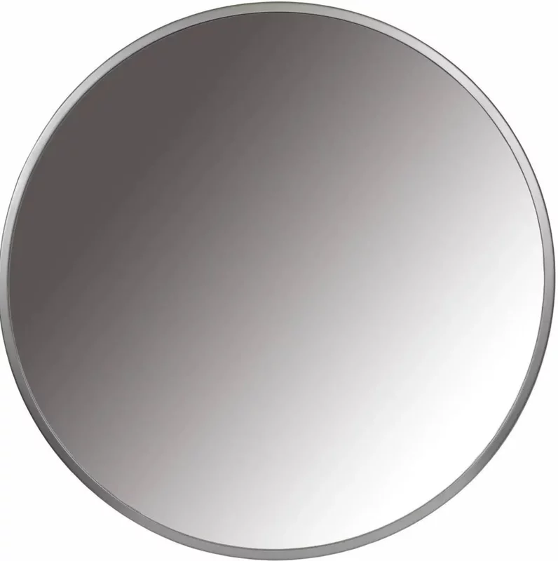 Photo 1 of Lucas wall mirror - silver - round - dia 76cm Photo 1 of Lucas wall mirror - silver - round - dia 76cm