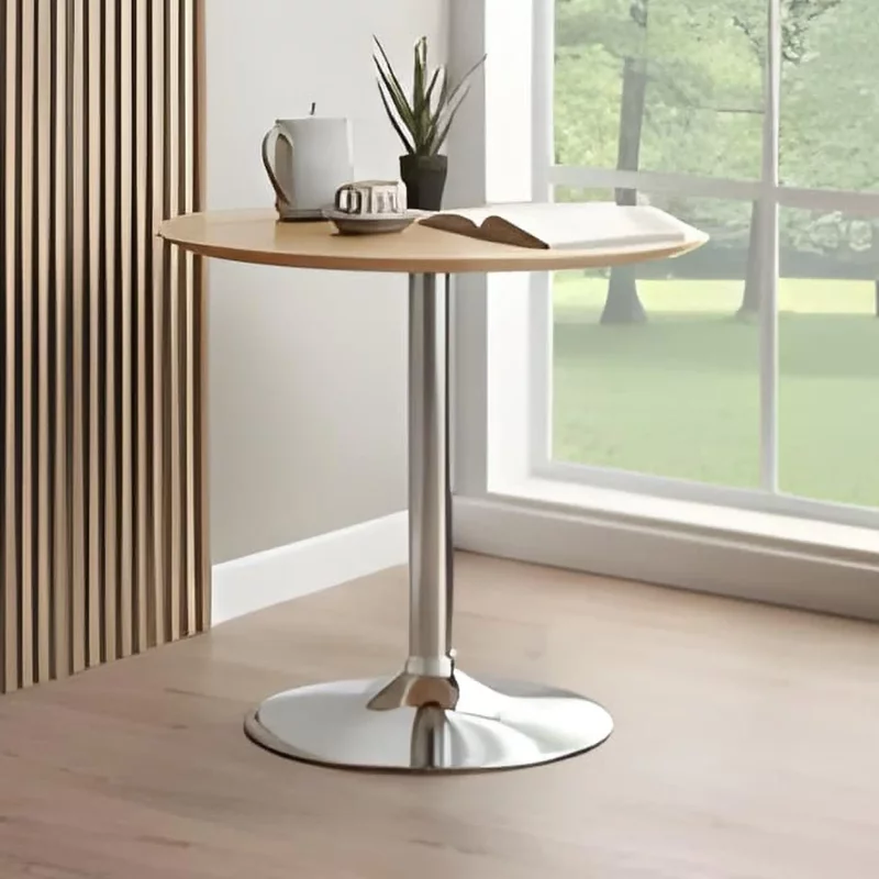 Photo 1 of Ibiza cafe table - round - oak Photo 1 of Ibiza cafe table - round - oak