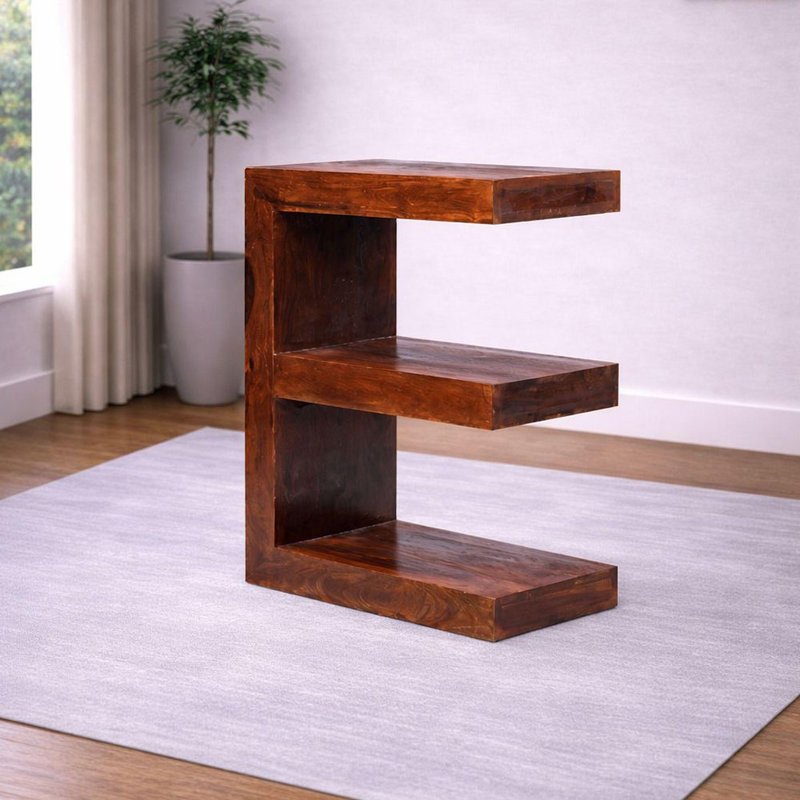 Photo 1 of Cube sheesham e shaped unit Photo 1 of Cube sheesham e shaped unit