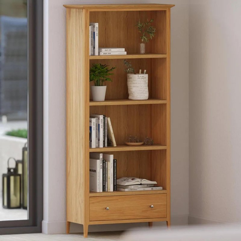 Photo 1 of Selene oak large bookcase Photo 1 of Selene oak large bookcase