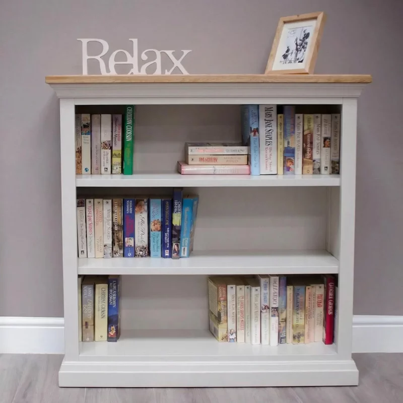 Photo 1 of Cotswold bookcase - small - oak and painted Photo 1 of Cotswold bookcase - small - oak and painted