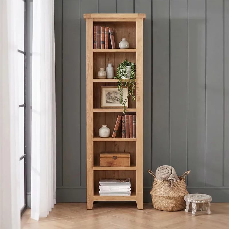 Photo 1 of Hampshire oak bookcase - narrow Photo 1 of Hampshire oak bookcase - narrow