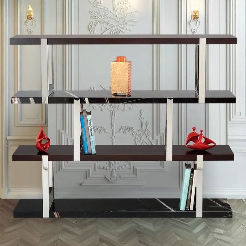 Photo 1 of Elba shelving unit - marble - variation available Photo 1 of Elba shelving unit - marble - variation available