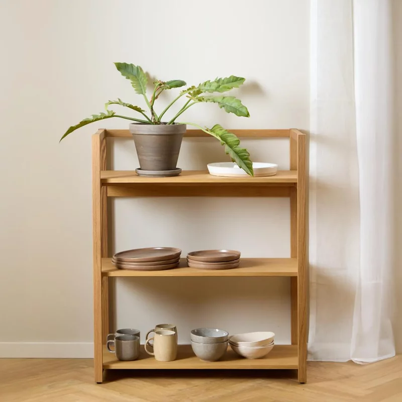 Photo 1 of Ludza bookcase - small - open - oak Photo 1 of Ludza bookcase - small - open - oak