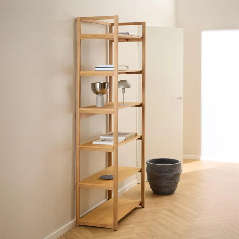 Photo 1 of Ludza bookcase - tall - open - oak Photo 1 of Ludza bookcase - tall - open - oak