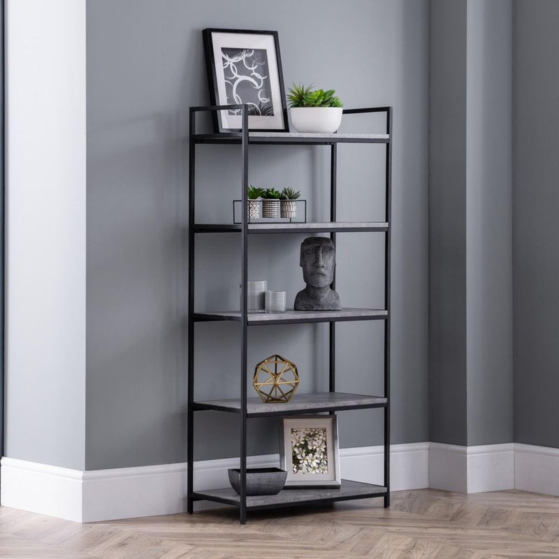 Photo 1 of Staten open bookcase - concrete Photo 1 of Staten open bookcase - concrete
