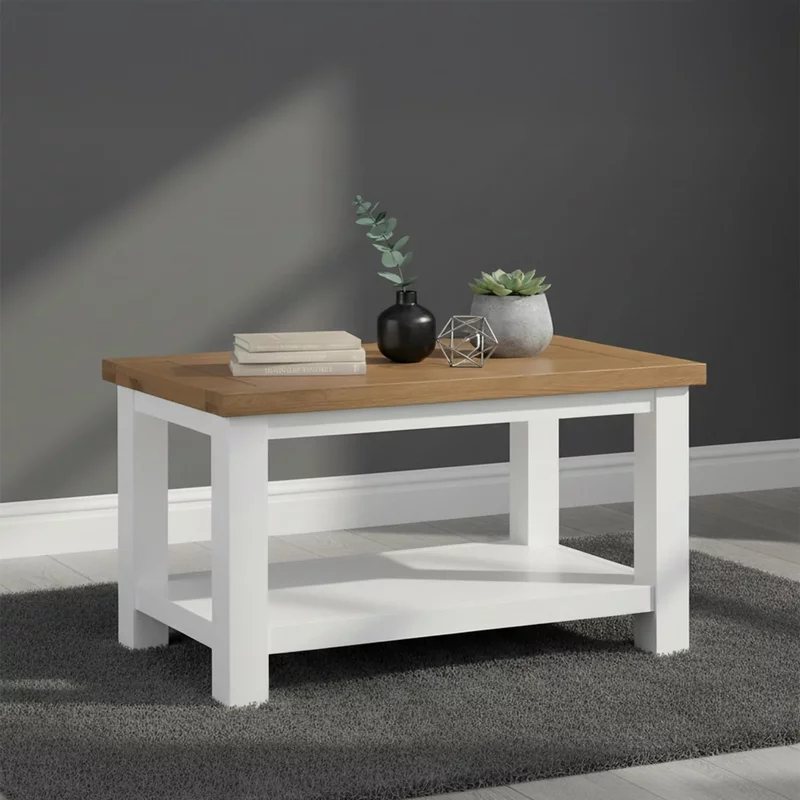 Photo 1 of Lundy coffee table - white painted Photo 1 of Lundy coffee table - white painted