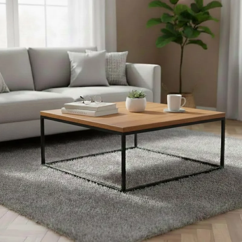 Photo 1 of Brooklyn coffee table - 90cm - square - oak Photo 1 of Brooklyn coffee table - 90cm - square - oak