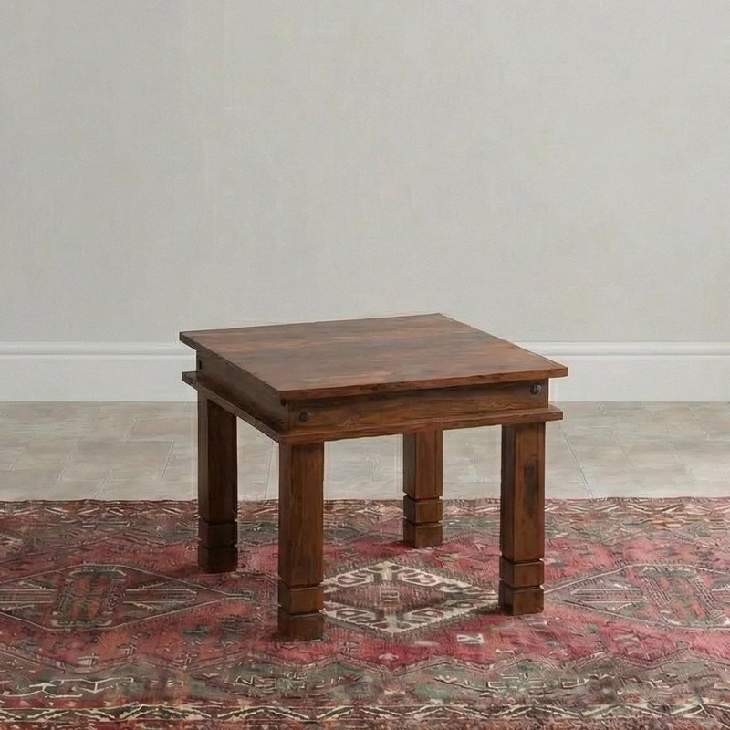 Photo 1 of Indian sheesham chunky small coffee table Photo 1 of Indian sheesham chunky small coffee table