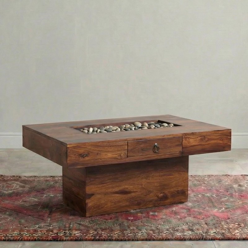Photo 1 of Indian sheesham large coffee table Photo 1 of Indian sheesham large coffee table