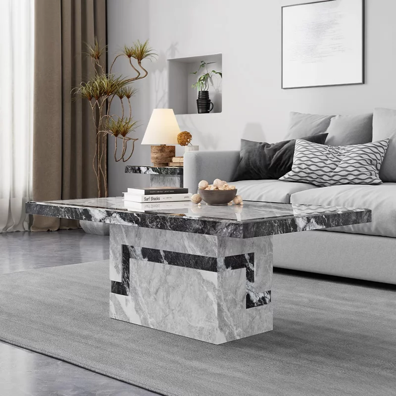 Photo 1 of Venice coffee table - armani grey marble Photo 1 of Venice coffee table - armani grey marble