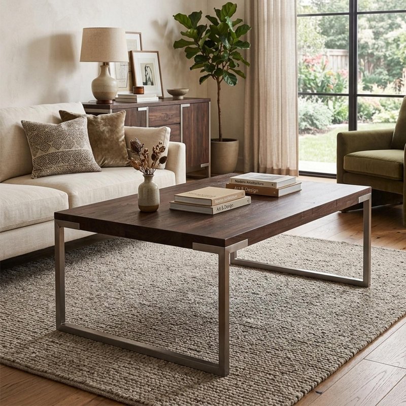 Photo 1 of Hamilton coffee table - oiled walnut - variation available Photo 1 of Hamilton coffee table - oiled walnut - variation available