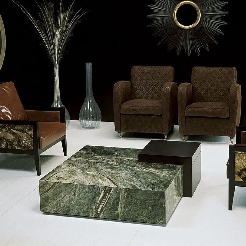 Photo 1 of Box coffee table - marble - variation available Photo 1 of Box coffee table - marble - variation available
