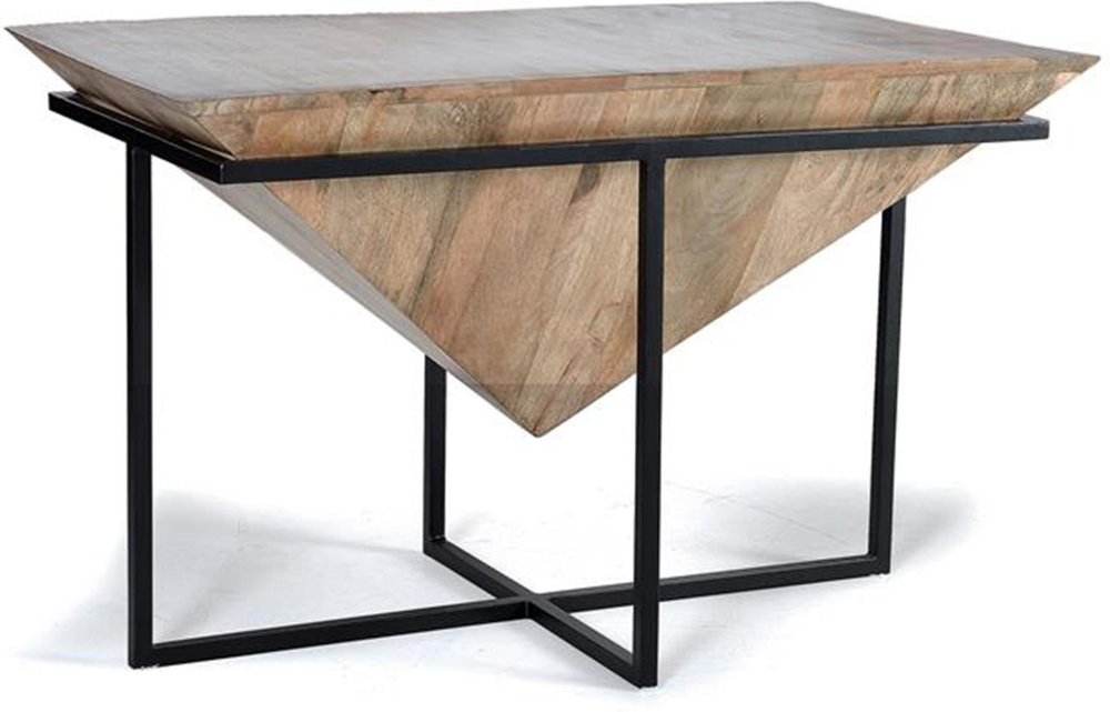 Photo 1 of Chinangali coffee table - industrial style - mango wood Photo 1 of Chinangali coffee table - industrial style - mango wood