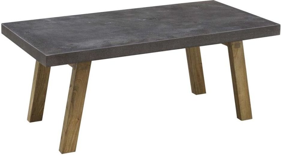 Photo 1 of Concrete top coffee table - black Photo 1 of Concrete top coffee table - black