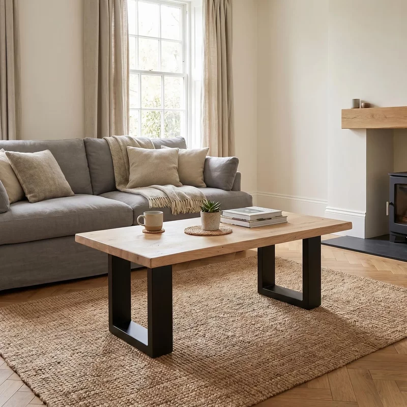 Photo 1 of Fargo coffee table type a - oak - variation available Photo 1 of Fargo coffee table type a - oak - variation available