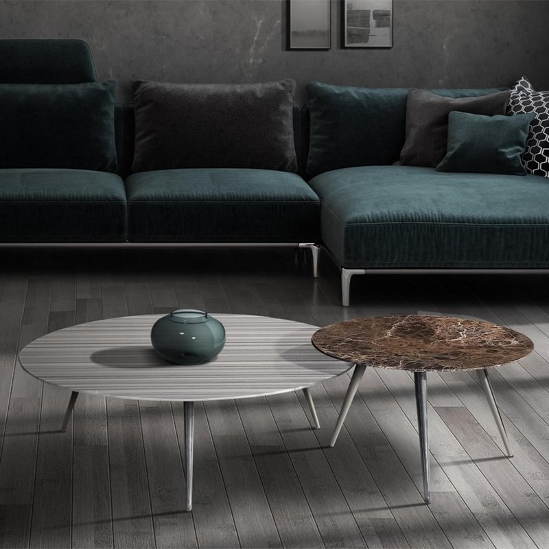 Photo 1 of Livia coffee table - oval - marble - variation available Photo 1 of Livia coffee table - oval - marble - variation available