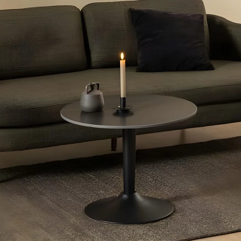 Photo 1 of Malta coffee table - round - black ceramic Photo 1 of Malta coffee table - round - black ceramic
