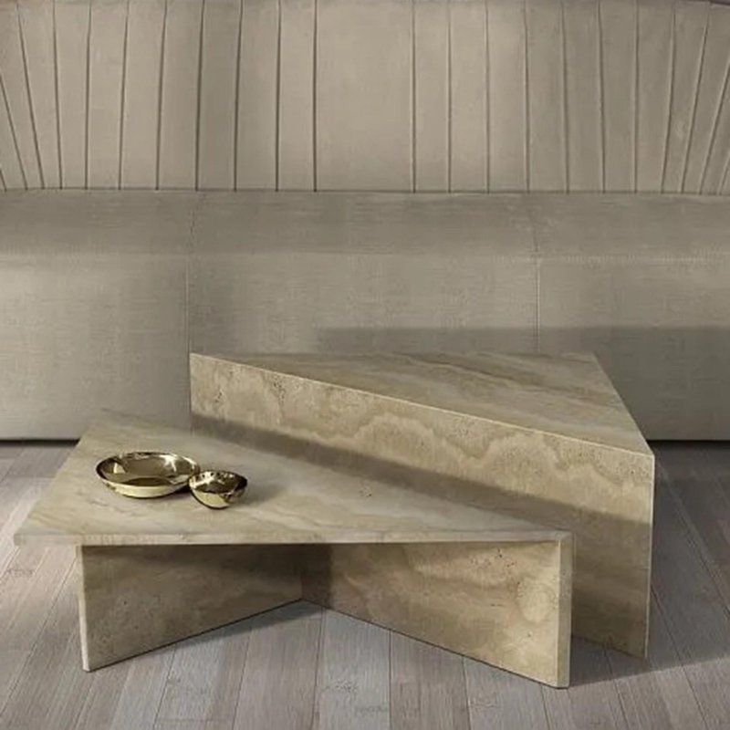 Photo 1 of Miro occasional table - marble triangle - variation available Photo 1 of Miro occasional table - marble triangle - variation available