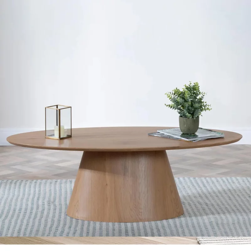 Photo 1 of Palma coffee table - oval - oak Photo 1 of Palma coffee table - oval - oak