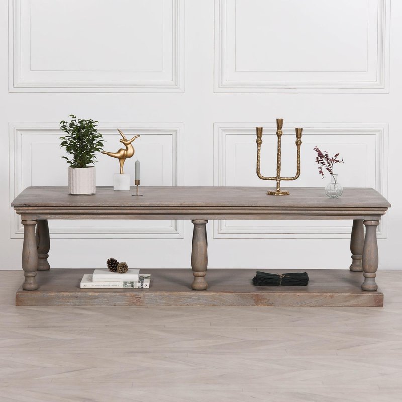 Photo 1 of Rustic mango wood coffee table - large Photo 1 of Rustic mango wood coffee table - large
