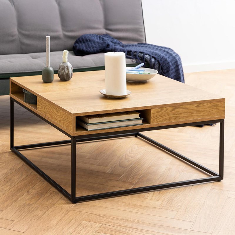 Photo 1 of Willford coffee table - square - oak Photo 1 of Willford coffee table - square - oak