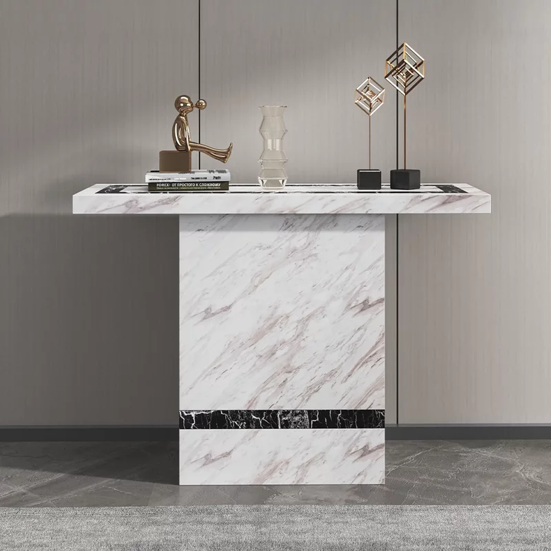 Photo 1 of Clearance - rome console table - beige marble Photo 1 of Clearance - rome console table - beige marble
