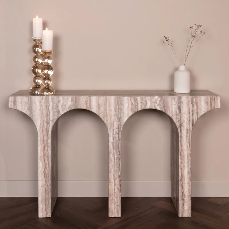 Photo 1 of Dulce console table - grey - marble Photo 1 of Dulce console table - grey - marble