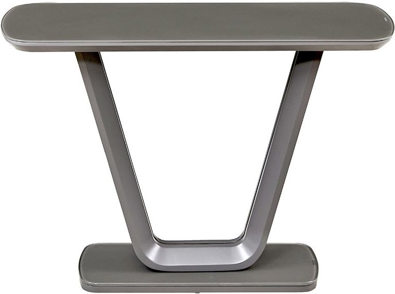 Photo 1 of Lazzaro console table - graphite grey matt Photo 1 of Lazzaro console table - graphite grey matt