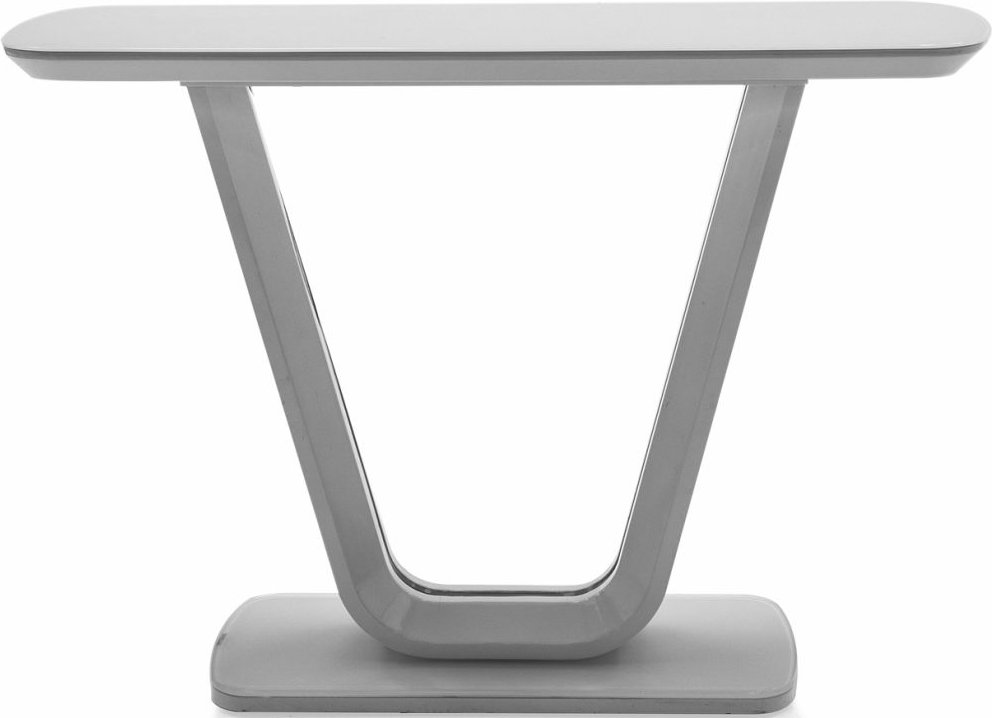 Photo 1 of Lazzaro console table - light grey matt Photo 1 of Lazzaro console table - light grey matt