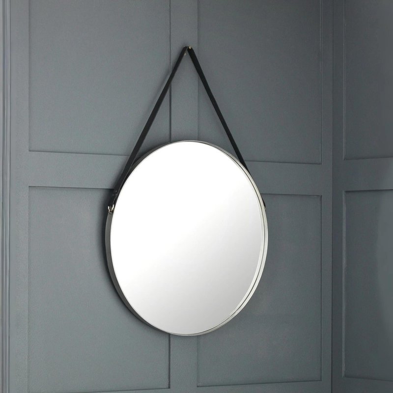 Photo 1 of Opera hanging mirror - round - silver Photo 1 of Opera hanging mirror - round - silver