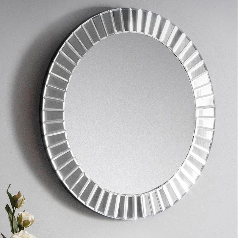 Photo 1 of Sonata wall mirror - round - silver Photo 1 of Sonata wall mirror - round - silver