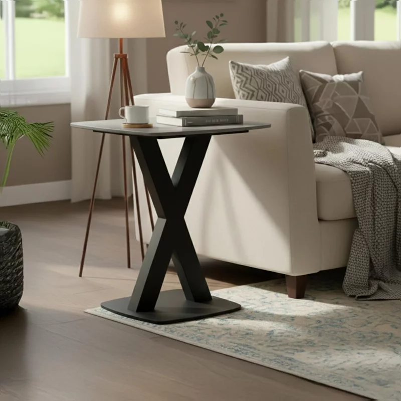 Photo 1 of Vernal lamp table - grey sintered stone Photo 1 of Vernal lamp table - grey sintered stone