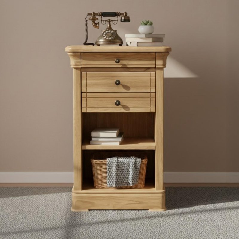 Photo 1 of Moreno phone table - oak Photo 1 of Moreno phone table - oak