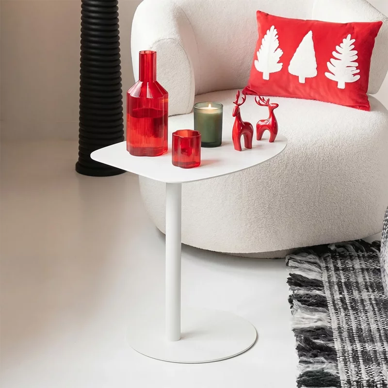 Photo 1 of Ice side table - white - metal Photo 1 of Ice side table - white - metal