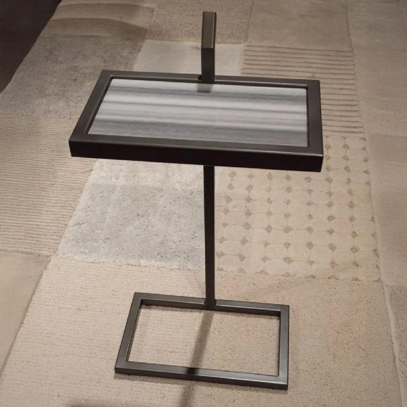 Photo 1 of Billy accent table - marble - variation available Photo 1 of Billy accent table - marble - variation available