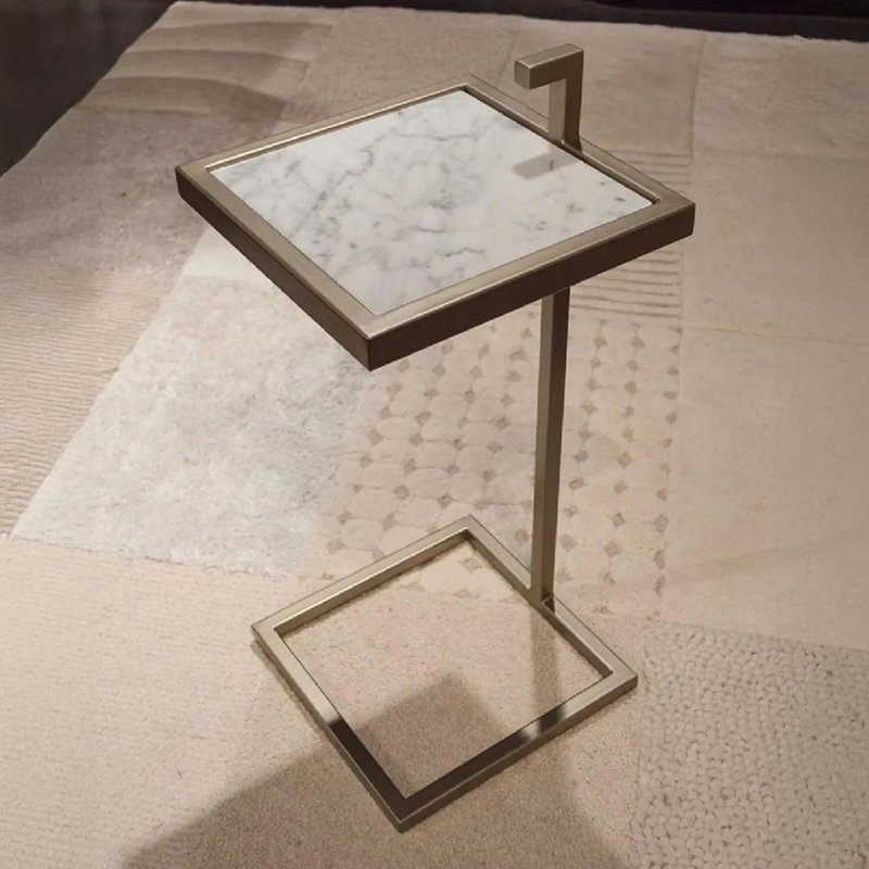Photo 1 of Billy accent table - square - marble - variation available Photo 1 of Billy accent table - square - marble - variation available