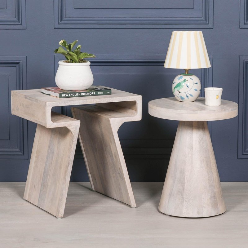 Photo 1 of Blanchie mango wood side table - occasional Photo 1 of Blanchie mango wood side table - occasional