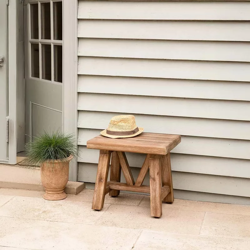 Photo 1 of Chilford outdoor solid wood stool side table Photo 1 of Chilford outdoor solid wood stool side table