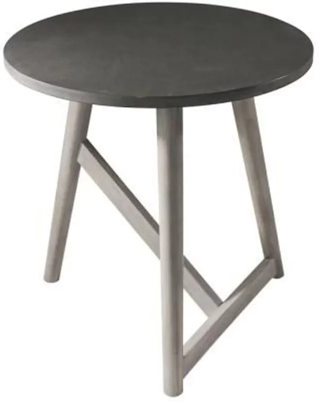 Photo 1 of Clearance - hamar round side table - grey - a166 Photo 1 of Clearance - hamar round side table - grey - a166