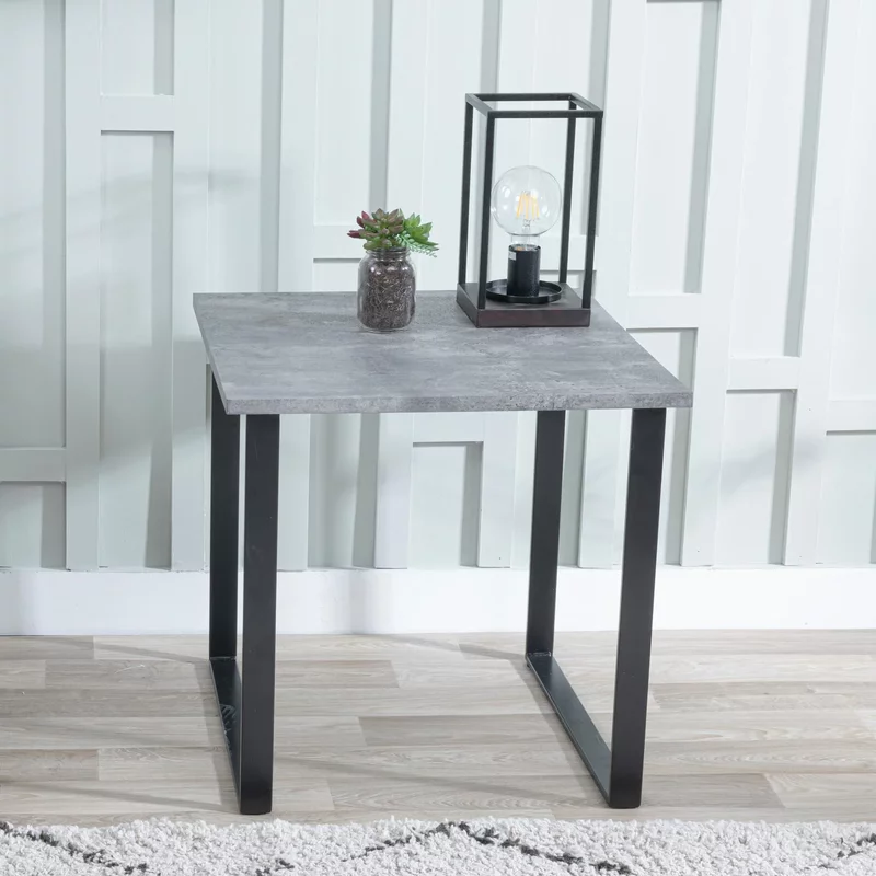 Photo 1 of Clearance - texas side table - square - grey Photo 1 of Clearance - texas side table - square - grey