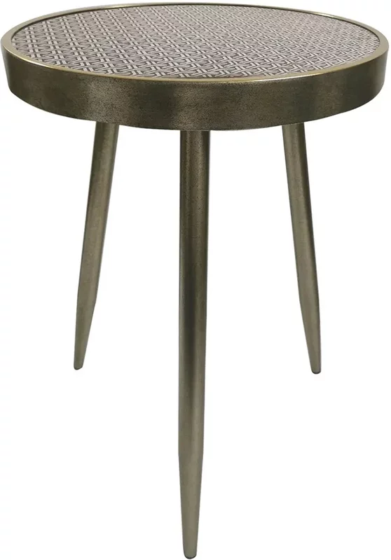 Photo 1 of Adelina sleek side table - distressed Photo 1 of Adelina sleek side table - distressed